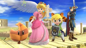  - Peach Side Taunt - Sakurai said:  �With the Super Leaf, any fighter can have ears and a tail. You can also float in the air by pressing the jump button. We're still figuring out whether you'll be able to attack with the tail...� 30.Apr.2014