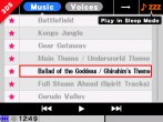Sakurai said:  «Choose your songs and play with features on the bottom screen. You can listen to character voices, too. One of the new highlights for this feature is the 'Play in Sleep Mode' option in the upper right. If you turn this on, you can listen to the tracks with your headphones even when your Nintendo 3DS is closed. The L and R Buttons will let you skip tracks. This means you can use it as a portable music player. Enjoy listening to the tracks you love by putting all songs in loop, shuffle, or selecting your favorite tracks!! In Smash Run, the background music plays randomly from the songs you select from the track list. This means you can customize your own song lineup!! Usually each stage has two tracks-which makes for a lot of songs on its own-but as a bonus, we've added more songs for you to enjoy in Smash Run and in the Sounds area. By the way, here's another music announcement!! You can now listen to some of the tracks on the official website. We're planning to add more tracks a little at a time, so stay tuned.  www.smashbros.com» 22.Aug.2014