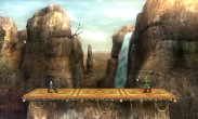 Sakurai said:  «This is the final destination version of Gerudo Valley. No more surprise visits from Koume and Kotake, and the bridge is gone. There are no distractions and there's nowhere to run. And the score that plays in the background is 'Gerudo Valley.' You can make most stages turn into a final destination. Depending on the stage, it might be floating in midair or perched on a cliff.» 15.Apr.2014