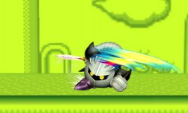  - Meta Knight Side Smash - Image published direct in smashbros.com 22.Sep.2014