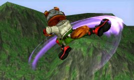 X* This image is from Super Smash Bros. Brawl version - Fox Forward Aerial - Image published direct in smashbros.com 21.Sep.2014