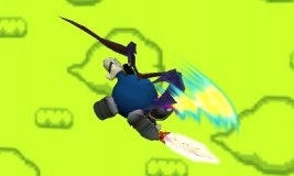  - Meta Knight Forward Aerial - Image published direct in smashbros.com 22.Sep.2014
