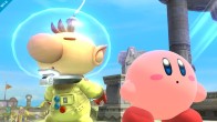 Sakurai said:  «Two that are actually not so tall. Kirby's about 8 inches high, Captain Olimar maybe a little over an inch. » 07.Aug.2013