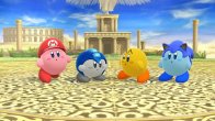  ???× said: «I'm very impressed by this All-Star line of fighters. Mario, Mega Man, Pac-Man and Sonic battling at once, in one game! Though, something seems a bit....off.      #Kirby»19.Dec.2014