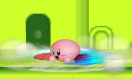  - Kirby Down Smash - Image published direct in smashbros.com 21.Sep.2014