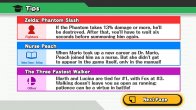 Sakurai said:  «Tips will display in three columns in the Wii U version. There's more content, which includes descriptions of the original games. This game seems to never run out of easter eggs, even if you play it normally. Knowing that this will get translated into multiple languages, I shouldn't go overboard with the contents, though....» 16.Oct.2014