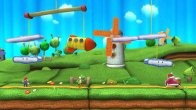 Sakurai said:  «Here's something we didn't even announce in 'Super Smash Bros. for Wii U: 50-Fact Extravaganza'( Super Smash Bros. for Wii U: 50 Must-See Things)--a stage from Yoshi's Woolly World. This stage was added and developed quite near the end of development. The surfaces are soft and cushiony.» 06.Nov.2014