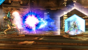 X* This image is from Super Smash Bros. Brawl version - Samus Neutral Special - Sakurai said:  «The speed and power of Samus's Charge Shot has been drastically improved. However, that could potentially put her in danger on occasion.» 23.Sep.2013