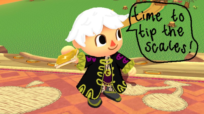  Celestia said: «I found out that villager can take Robin's book and then this happened! ^^»05.May.2015