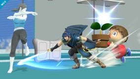 X* This image is from Super Smash Bros. Brawl version - Marth Down Smash - Image published direct in smashbros.com 07.Nov.2013
