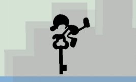  - Mr. Game & Watch Down Aerial - Image published direct in smashbros.com 19.Sep.2014