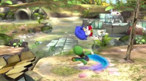  - Luigi Down Smash - Image from a video. 07.Aug.2013