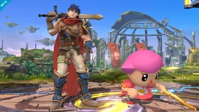  - Villager Down Taunt - Sakurai said:  «For this game, Ike's design is based on the hero that appears in Fire Emblem: Radiant Dawn. His sword deals heavy damage in Smash Bros., so this design suits him very well! Rest assured, he can use Aether as well.» 23.May.2014