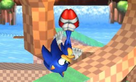  - Sonic Up Aerial - Image published direct in smashbros.com 22.Sep.2014