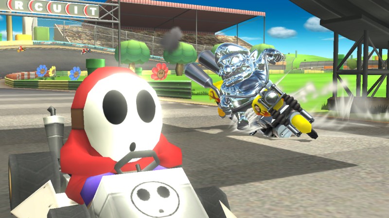  Andrew said: «Pink Gold Peach was so popular among racers, we've decided to release Smelly Platinum Wario as DLC! »13.Jan.2015