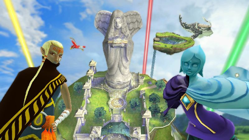 Marina said: «¡Mundo de Skyward Sword! ¡Altárea, la tierra que flota en el cielo!»18.Jan.2016