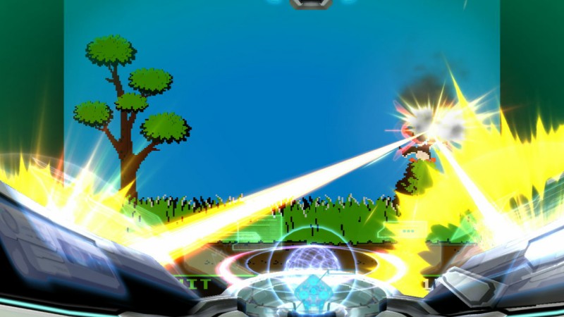  Brendan said: «'When we decided to bring the NES classic Duck Hunt to Virtual Console, we wanted to enhance certain aspects of the game. For example, the HUD has been given a complete overhaul, and we've given the player a reticle to assist in aiming. Also, we added lasers. No particular reason.'»14.Jan.2015