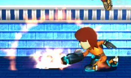  - Mii Gunner Down Tilt - Image published direct in smashbros.com 21.Sep.2014