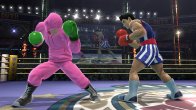 Sakurai said:  «The pink sweatshirt looks really cool on Little Mac, so you can use that outfit in this game... How can a pink sweatshirt look so cool? Looks like some of you noticed that this version of Little Mac wasn't shown at E3. There are many things, like Link's Skyward Sword tunic design I posted earlier, that haven't been revealed yet.» 01.Jul.2014