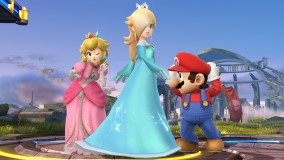 X* This image is from Super Smash Bros. Brawl version - Peach Down Taunt - Sakurai said:  �Rosalina's got height! She is seriously tall! However, she boasts an anti-gravity effect, so she's very light.� 23.Dec.2013