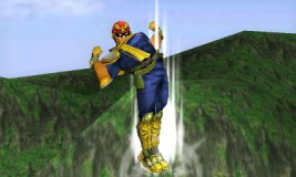 - Captain Falcon Down Aerial - Image published direct in smashbros.com 22.Sep.2014