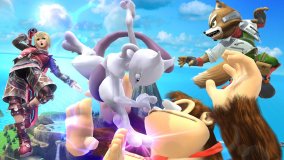  - Mewtwo Down Aerial - Image published direct in smashbros.com 03.Apr.2015
