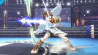 Sakurai said:  «Kid Icarus: Uprising is now available to download via eShop in Japan. By the way, we gave a makeover to Pit's pose when he's shooting his bow and arrow so it looks sharper. Do note that all images are still in development. This and past pics may be different from the finished product. Thanks for understanding.» 01.Nov.2013