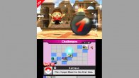 Sakurai said:  «A panel in the Challenges area will unlock everytime you clear a challenge. When you unlock a panel, you'll see hints for unlocking panels directly adjacent to it on all sides. And this time, each panel will unlock pictures related to the challenge. This is tougher than it looks, you know? The challenges in the 3DS version are a little on the easy side, but the Wii U version challenges might be a bit trickier.» 27.Aug.2014