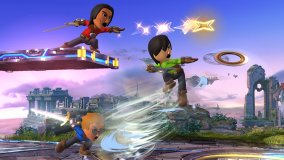  - Mii Swordfighter Neutral Special - Sakurai said:  «Pic of the day. Here are some weapons the Mii Swordfighter can use: Shurikens of Light, Chakrams, and Gale Strikes. You can control the direction the Chakram is thrown, or even make it stall in midair. The Chakram is also the only one of these tied to the side special move, so you can use one of the other items consecutively with this one.» 16.Jun.2014