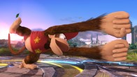 Sakurai said:  «Donkey Kong Country: Tropical Freeze is out now in Europe and North America! ...And to celebrate, Diddy Kong joins the battle!! We've increased Diddy Kong's flexibility this time. This picture shows how far his punches stretch during his strong side attack.» 21.Feb.2014