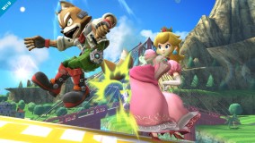 X* This image is from Super Smash Bros. Brawl version - Peach Back Throw - Image published direct in smashbros.com 12.Sep.2013