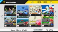 Sakurai said:  «Some of the Masterpieces aren't unlocked at the beginning of the game. It's impressive that there are even games from the Game Boy. Some games have different starting points, while others come loaded with save data.» 19.Nov.2014