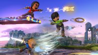 Sakurai said:  «Pic of the day. Here are some weapons the Mii Swordfighter can use: Shurikens of Light, Chakrams, and Gale Strikes. You can control the direction the Chakram is thrown, or even make it stall in midair. The Chakram is also the only one of these tied to the side special move, so you can use one of the other items consecutively with this one.» 16.Jun.2014