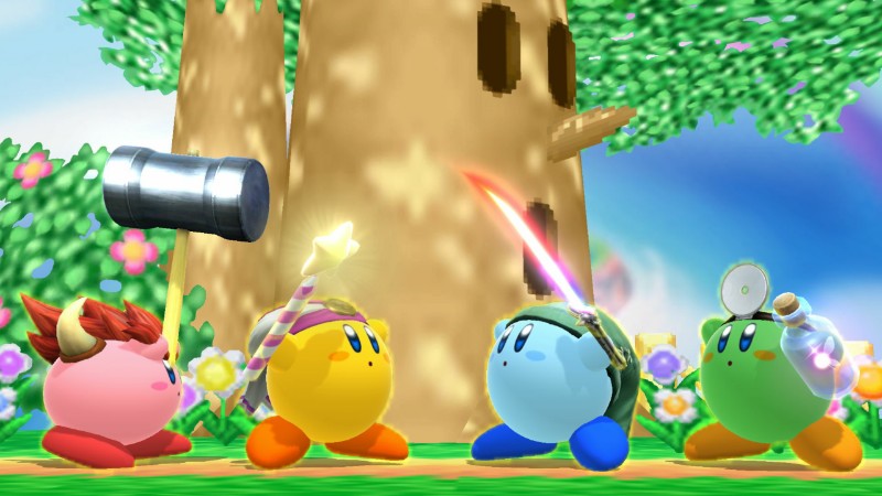  David R. said: «Hammer Lord! Beam Mage! Sword Hero! Doctor Healmore! Team Kirby Clash...or should I say, SMASH!»15.Aug.2016