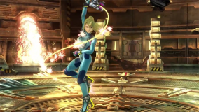  - Zero Suit Samus Down Taunt - Image published direct in smashbros.com 19.Apr.2014