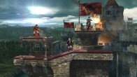 Sakurai said:  «Well, I'd better post some pictures from the Wii U version once in a while, right? We've brought back the Castle Siege stage from Fire Emblem! » 19.Sep.2014
