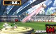 Sakurai said:  «The goddess is up to bat for the Home-run Contest, a returning mini-game on the 3DS version! It's been streamlined with added features here and there, like sturdier glass and doubled speed for long hits. You can also have fun comparing your rankings for this mini-game with your Global Smash Power.» 12.Jun.2014