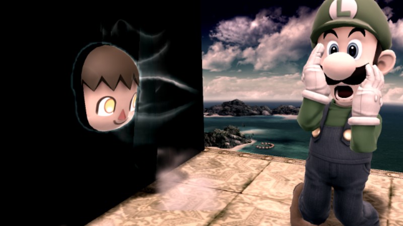 Toast H. said: «Luigi's Mansion, Villager Edition!»14.May.2015