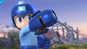  - Mega Man Up Taunt - Sakurai said:  «A transforming view of the Mega Buster.» 11.Jul.2013