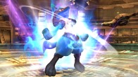 Sakurai said:  «The heroic Aura Pokémon, Lucario, joins the battle!! We've increased the influence of Aura this time, so a damaged Lucario is truly a force to be reckoned with. Lucario joined the battle for the first time in Super Smash Bros. Brawl, which was released six years ago. The production staff of Brawl worked really hard to expand the character roster--without their efforts, Lucario probably never would have joined the battle.» 31.Jan.2014
