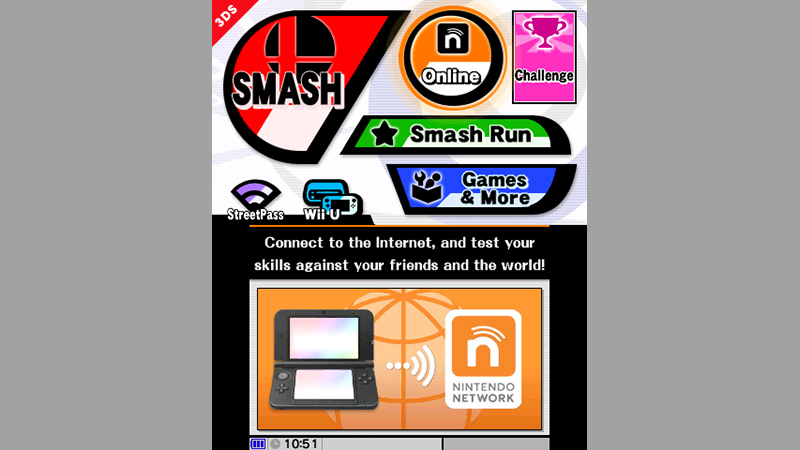 Sakurai said:  «Even if you don't want to be spoiled, it might be wise to select the Online option at least once before you start the game. Your Global Smash Power won't appear until the first time you connect to the internet. Not only that, but there could potentially be a patch available that can resolve potential issues, like the one being released now for the Japanese version of the game. For the package version, updates can be pre-downloaded to your system even before you purchase the game, so make sure you look out for them. » 12.Sep.2014