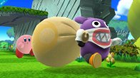 Sakurai said:  «Here's Nabbit, who appears in the Mushroom Kingdom U stage. You can't see him, but Luigi is inside Nabbit's bag.» 26.Jun.2014