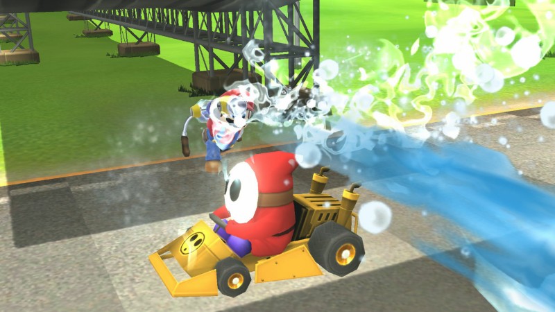  Chris said: «Mario Kart Wash! #fanpicmiiverse #cleanyourkart»25.Feb.2015