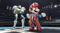 Sakurai said:  «The character farther in the back isn't from the Imperial forces, and the character in the front is not the infamous drum-playing puppet in Osaka. No, Mario is actually wearing an outfit from Family Computer Golf: U.S. Course! NES Open Tournament Golf might be a more familiar title.» 10.Jul.2014