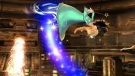 Sakurai said:  «It is said that the cosmos is beneath Rosalina's gown. This was actually featured briefly in her debut video.» 06.Feb.2014